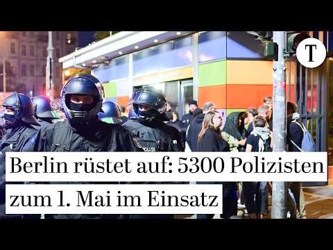 Hubschrauber, Sperrzonen und Wasserwerfer: Berlin bereitet sich auf den 1. Mai vor