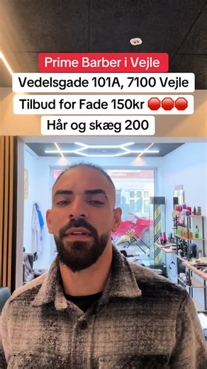 Prime Barber Vejle: Fade, Hår & Skæg Tilbud