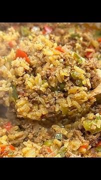 Chorizo Creole Dirty Rice | Quick & Delicious One-Pan Recipe!