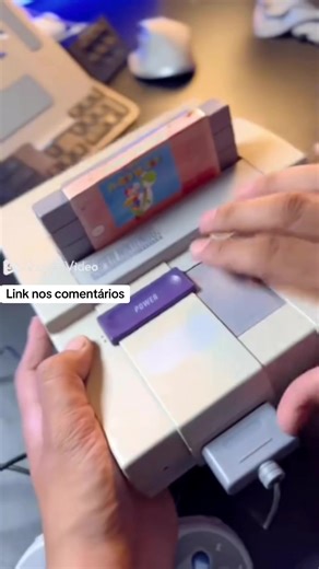 Vídeo Game Clássico Super Nintendo Mini SNES #compreja #videogame #gameretro #viral