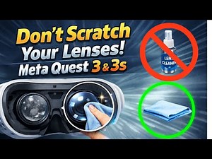 How to Clean the Lenses on Meta Quest 3 and 3s - Meta Quest Tips