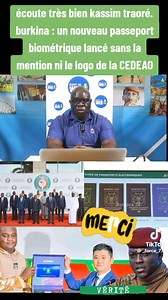 27K views · 640 reactions | 﫡Kassim Traoré/ #BurkinaFaso : Nouveau passeport biométrique | 헠헮혀혁헲헿 헧헶 | Facebook