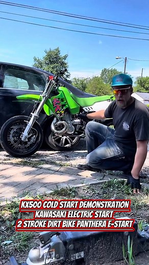 26K views · 651 reactions | ⚡KX500 Cold Start Demonstration Kawasaki electric start 2 stroke dirt bike panthera e-start. #dirtbike #motocross #enduro #2stroke #mxgp #motorcycle - Credit Subscribe YouTube: Naptown Tuner | Mike's Bike77 | Facebook