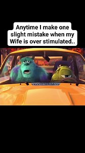 Seems about right... #pixar #mike #sulley #monstersinc #car #cars #driving #disneyparks #disneyfun #disneydriving. | Just Disney