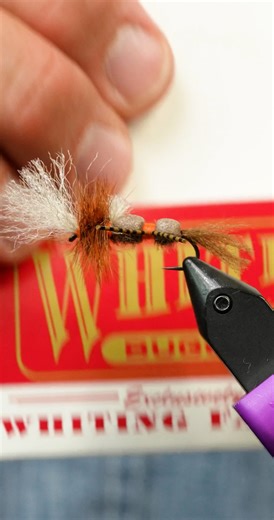 Dry flies from bugger packs?!? Yup! | check the top comment for the link to shop Whiting bugger packs! #flyfishfood #flytying #flyfishing | Fly Fish Food