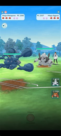 💥Mega Metagross Vs Mega Aggron, PVP Batalla de Acero en Pokémon Go💥 #Pokemongo #pokémon #short