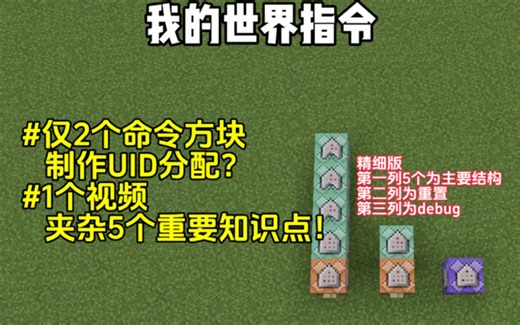 【我的世界】服务器新手指令教程：最简UID分配（超级精细版，带4个重要知识点）