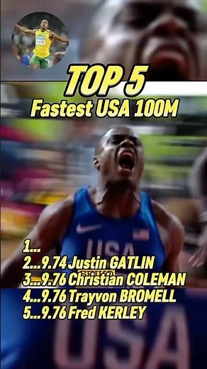 Top 5 Fastest American 100m Sprinters Ranked!