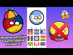 ¡Nueva versión de Countryballs stickers! (Mod)