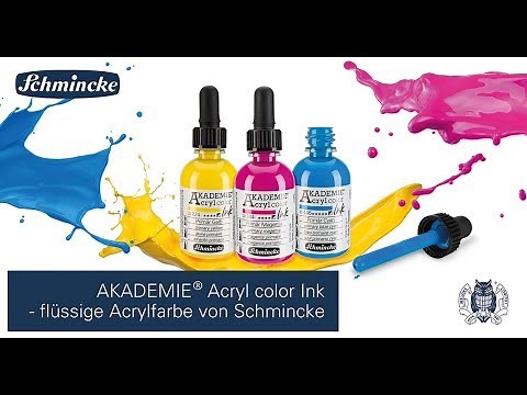 AKADEMIE Acryl color Ink - flüssige Acrylfarben von Schmincke
