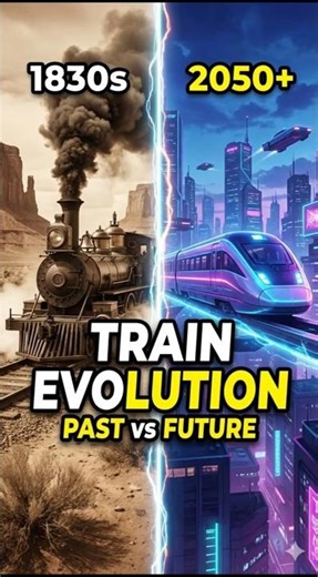 The Evolution of Rail! (1830 - 2050) ✨ 200 Years of Trains 🚂💨 #TrainEvolution #HistoryOfTrains