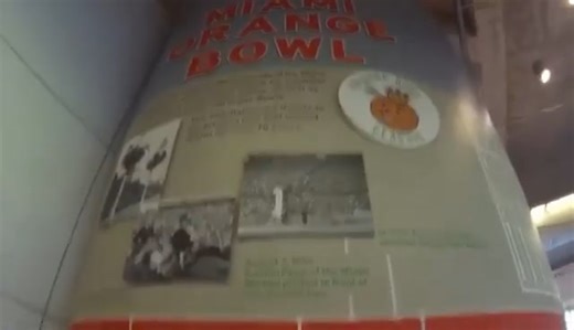 The old Orange Bowl site is now occupied by LoanDepot Park (formerly known as Marlins Park), home of the Miami Marlins. Although the old stadium is gone, there are some reminders of the Orange Bowl that still remain today. Here's a video produced by the Miami Marlins from 2018 paying homage to the Orange Bowl. Special thanks to Alex Carter for sending this video. | Ghosts of the Orange Bowl