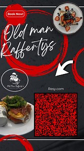 Your table’s waiting! Make your reservation online just click the link in our bio or scan the QR code to book in seconds. | Old Man Rafferty’s New Brunswick | Facebook