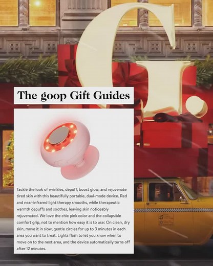 Solawave Skincare on Instagram: "Spotted our 2-in-1 Skincare Mini on this year’s @goop gift guide. 🎁 Perfect for the beauty obsessed, skincare lover in your life, our Mini features Red Light and Infrared Light Therapy. Plus it’s under $100 making it the ultimate stocking stuffer!"