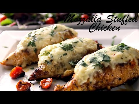 Cheesy Mozzarella Stuffed Chicken - Perfect for Dinner Tonight!