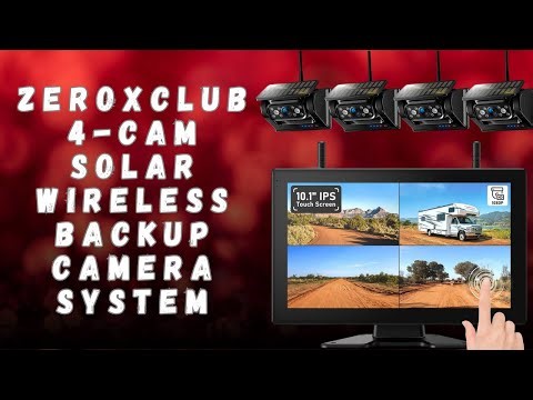4 Camera Wireless RV Monitor System – ZEROXCLUB Hands-On Review