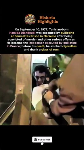 Hamida Djandoubi: The Last Person Executed by Guillotine in France