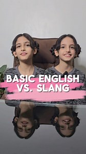 Basic English vs. slang #LearnEnglish #ESL #TEFL #ImproveYourEnglish #pronunciationtips #speakenglish #learnenglish #esl #MPA #LanguageLearning #tefl #Unanimous #americanaccent | English.with.safisally