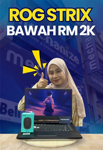 Wehh ROG STRIX bawah 2K doo😍😍 DM kami jom 🤩🤩 #mechanizepclaptopshop #laptopgaming #laptopmurah #fyp #reviewlaptop