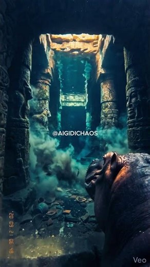Hippo Enters the Most Mysterious Place in Lake Victoria #HiddenTemple #POV