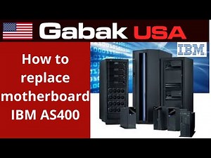 How to replace motherboard IBM AS400
