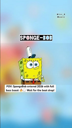SpongeBob 2026 Mix 🔥 Bass Boosted Remix by Nirr_S | Viral Music Shorts #shorts