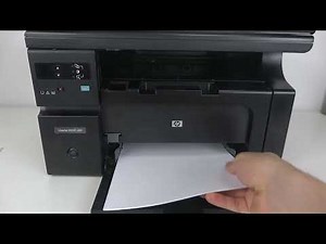How to Install Paper in HP LaserJet M1132 MFP - Easy Paper Loading Guide