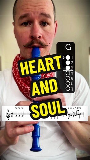 Heart and Soul Recorder Tutorial #recorder #tutorial #songs #howto #learn