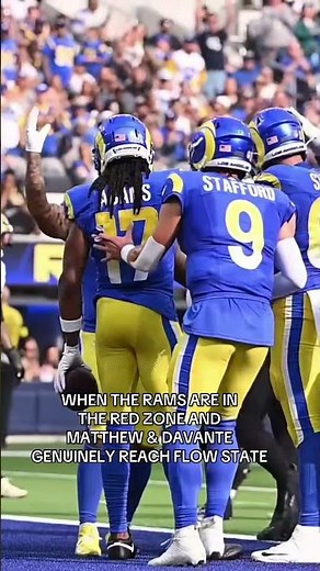 Stafford & Adams — 15s of Peak Flow 🔥 | Rams TD