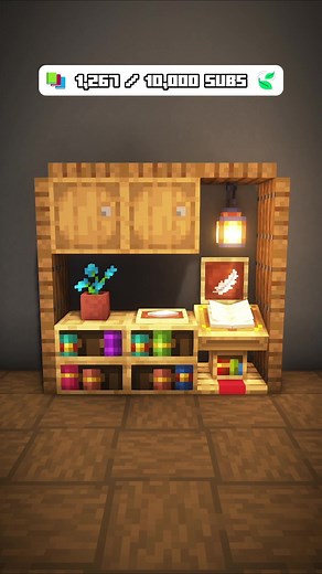 Minecraft Mini Builds Ep. 9 | #tiktok In this video we are showing how to quickly and easily build a beautiful Minecraft interior furniture design idea for your survival world or server. Don't forget to subscribe for more Minecraft building tips and tricks, Minecraft hacks, Minecraft tutorials, and more to bring your Minecraft aesthetic to the next level! #minecraft #minecraftbuild #minecrafttutorial #minecraftinterior #minecraftidea #minecrafthowto #minecrafttipsandtricks #minecrafthacks #minec