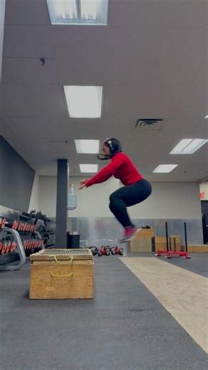 Functional athletic training doing box jumps working on my explosiveness #workoutmotivation
