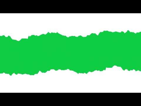Torn Ripped Paper Piece Animation | Green Screen