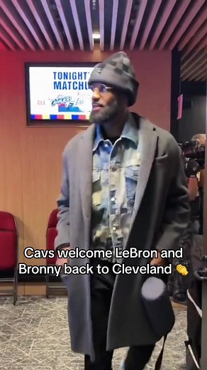 Cavs Welcome LeBron and Bronny Back to Cleveland