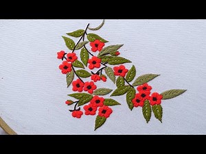 Watch How I Hand Embroidered this Stunning Pillow Case Design!