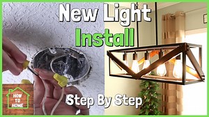 How to Install a Stylish Hanging Light Fixture 💡 #DIYTips #diyelectrician #light | How To Home