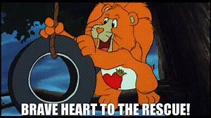 Brave heart to the rescue!