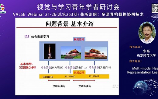 20210915【兼听则明：多源异构数据协同技术】朱磊：Multi-modal Hash Representation Learning