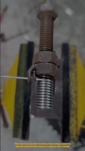 Manual 100 kg Double Nut Bolt Tool Coils Custom Steel Helical Spring #tools