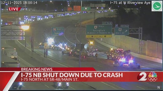 I-75NB reopened after crash in Dayton