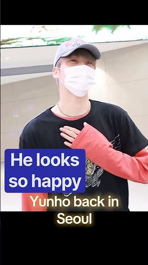 Yunho is back in Seoul and is so beautiful 🤩 #ATEEZ #Yunho
