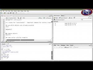 Basic coding syntax in R by R-Tutorials.com