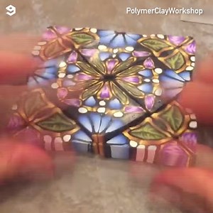 739K views · 848 shares | Slicing polymer clay cane By Polymer Clay Workshop | 9GAG | Facebook