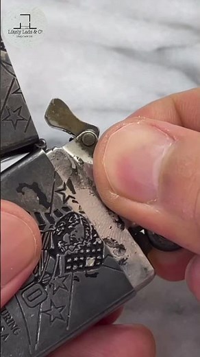 ZIPPO lighter restoration ジッポライター修理と磨き 鏡面仕上げ #short