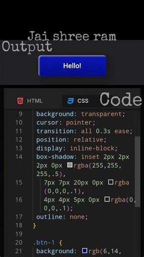 Modern Button Animation Using HTML & CSS 🔥 | Beginner Friendly Tutorial 2025