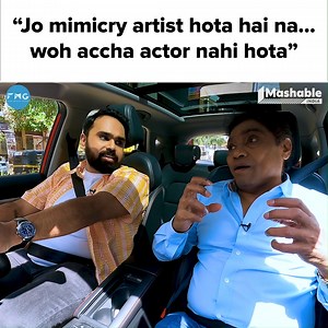 Johnny Lever shares his thoughts on why he believes a mimicry artist might not always excel as an actor, offering a unique perspective on the art of performance. 🎭 | Mashable India