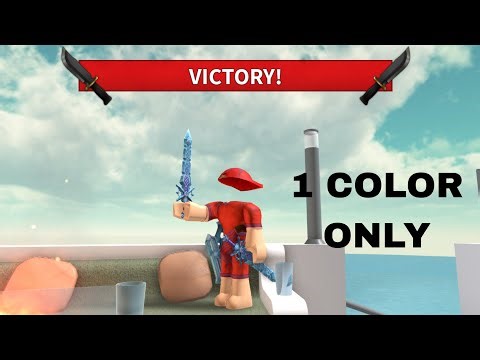 MM2 BUT I CAN ONLY USE WEAPONS WITH ONE COLOR... (Murder Mystery 2)
