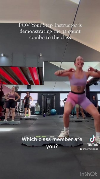 Step Class Workout at City Gym, Sydney