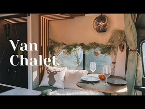Christmas in the Sprinter van Ski Chalet: A Winter Wonderland