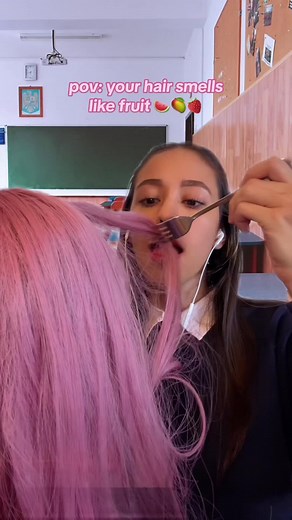 Replying to @blossoms_555555 ASMR I eat your hair cause it smells so yummy like fruits 🍓🥭🍌🍉🍍🥝 #asmr #asmrhair #asmreatingsounds #asmrobsessed #obsessedgirl #asmrplayingwithyourhair #asmrlice #asmreating #asmrroleplay #asmrpov #satiafying #fyp #foryou #foryoupage