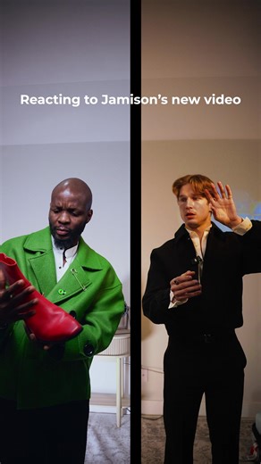 Reacting to @Jamo new video #menafashion #transition #Jamison #frankitom #magic